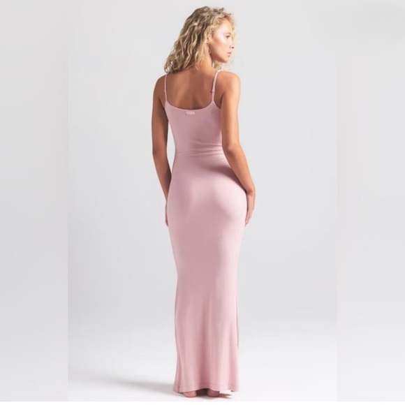 SKIMS Elegant Maxi Dress - Soft Pink - Picture 2 of 3